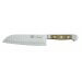 Couteau santoku alvéolé Güde Alpha Chêne 18cm en acier forgé