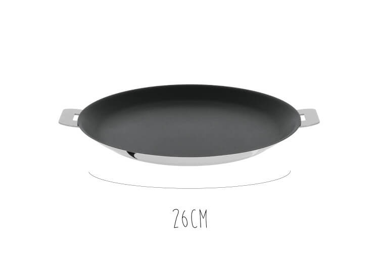 Crêpière inox antiadhérente Cristel Mutine Amovible Exceliss
