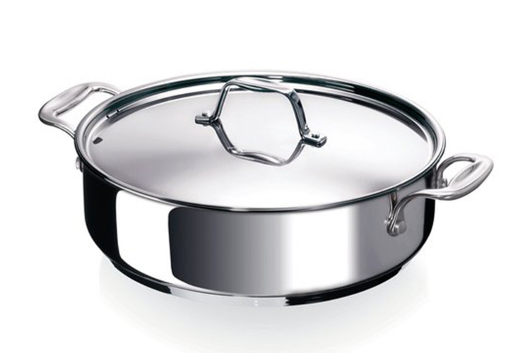 Sauteuse Beka Chef en inox avec couvercle 28cm