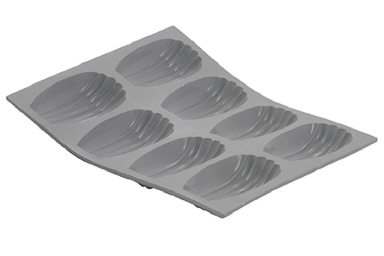 Plaque &agrave; madeleines De Buyer Elastomoule 8 ou 9 alv&eacute;oles