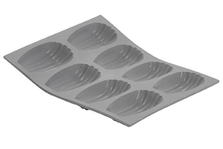 Plaque à madeleines De Buyer Elastomoule 8 ou 9 alvéoles
