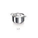 Faitout Beka Chef en inox avec couvercle