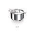 Faitout Beka Chef en inox avec couvercle