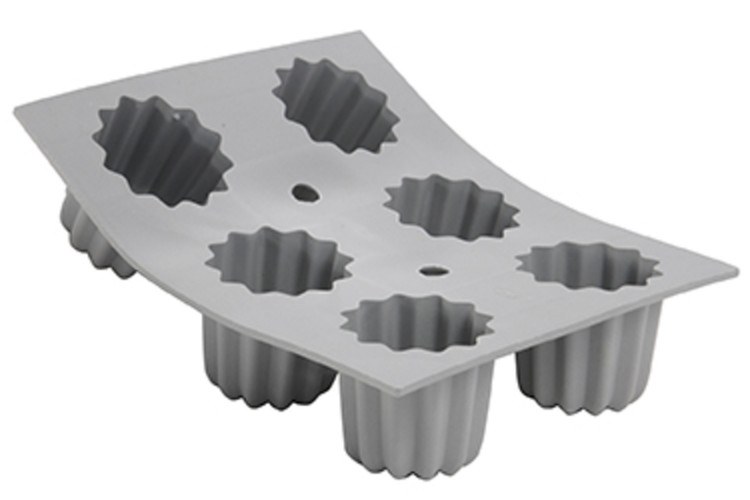 Moule &agrave; cannel&eacute;s bordelais De Buyer Elastomoule 6 ou 8 alv&eacute;oles