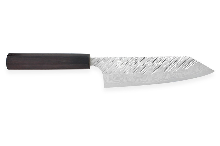 Couteau Bunka japonais artisanal Yu Kurosaki Fujin 16,5cm SG2 Damascus 33 couches