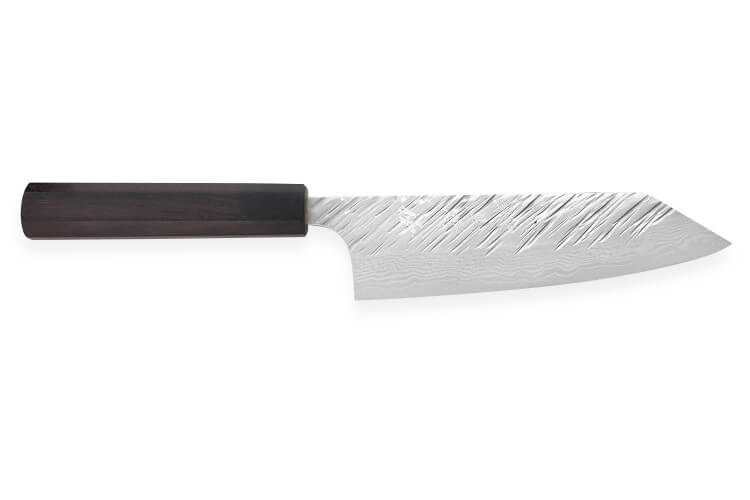 Couteau Bunka japonais artisanal Yu Kurosaki Fujin 16,5cm SG2 Damascus 33 couches