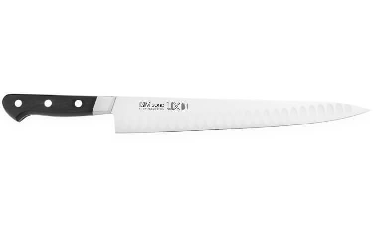 Couteau sujihiki japonais alvéolé Misono UX10 27cm