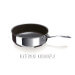 Sauteuse anti adhésive Beka Chef en inox avec couvercle 24cm
