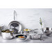 Sauteuse anti adhésive Beka Chef en inox avec couvercle 24cm