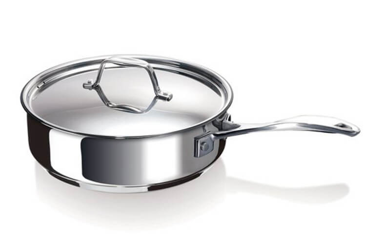 Sauteuse Beka Chef en inox avec couvercle 24cm