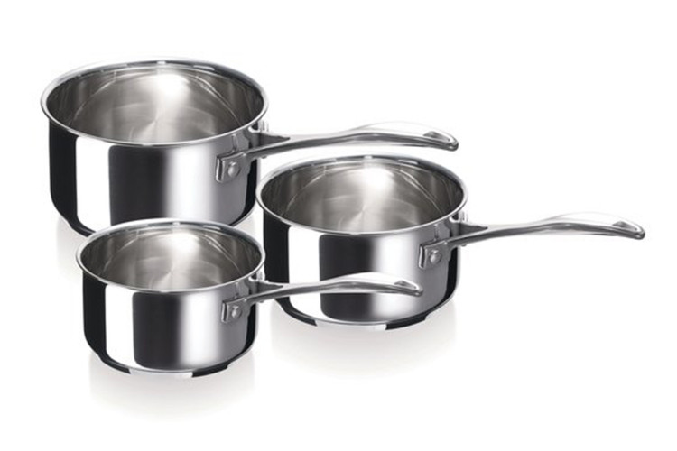 Set de 3 casseroles Beka Chef en inox 16 &agrave; 20cm