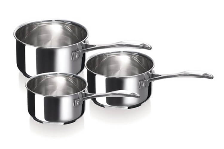 Set de 3 casseroles Beka Chef en inox 16 à 20cm