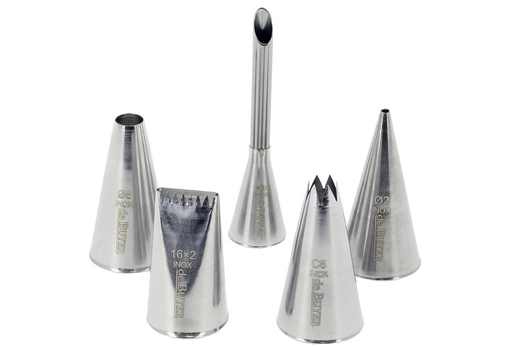 Set 5 douilles De Buyer en acier inox