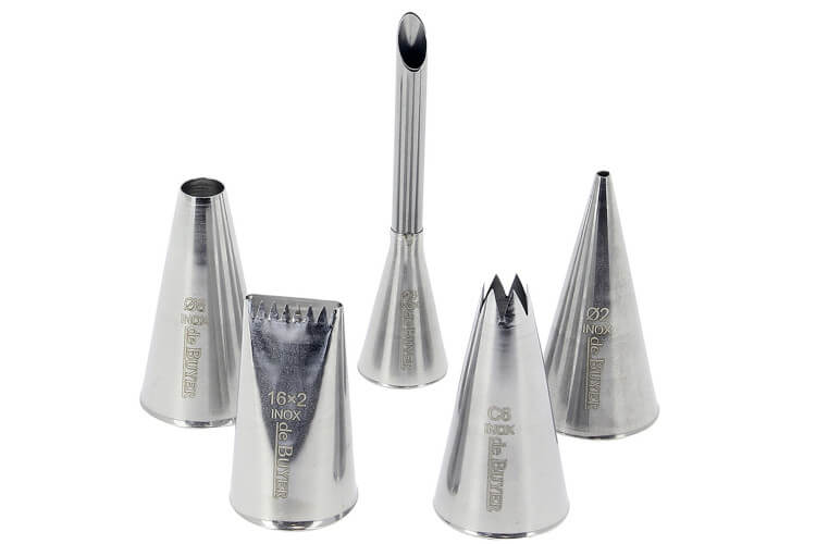 Set 5 douilles De Buyer en acier inox