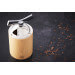 Moulin à graines de lin manuel Peugeot Isen en bois et inox 13cm