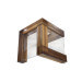 Bloc vide Artelegno Grand Prix en bois et plexiglass pour 10 couteaux de cuisine