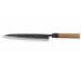 Couteau yanagiba japonais artisanal Moritaka Aogami Super Series carbone 24cm