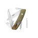 Couteau multifonction SWIZA D05 olive chevreuil 12 fonctions 95mm