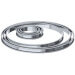 Cercle à tarte perforé rond De Buyer en inox