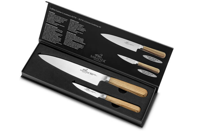 Coffret 2 couteaux Sabatier International Altya chef + office