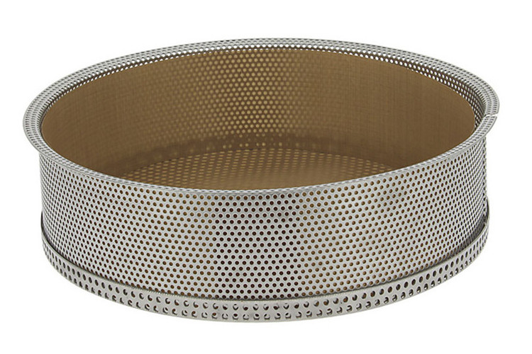 Moule &agrave; manqu&eacute; De Buyer d&eacute;montable inox + 2 feuilles cuisson