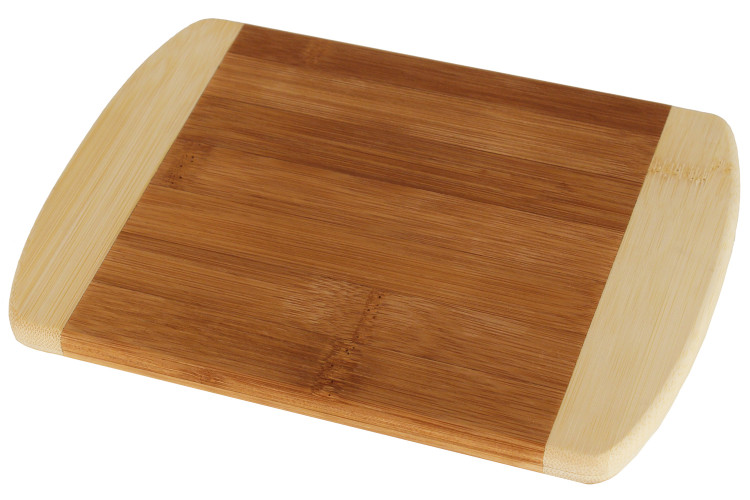 Planchette &agrave; d&eacute;couper bicolore Totally Bamboo 20 x 15 x 1,3 cm