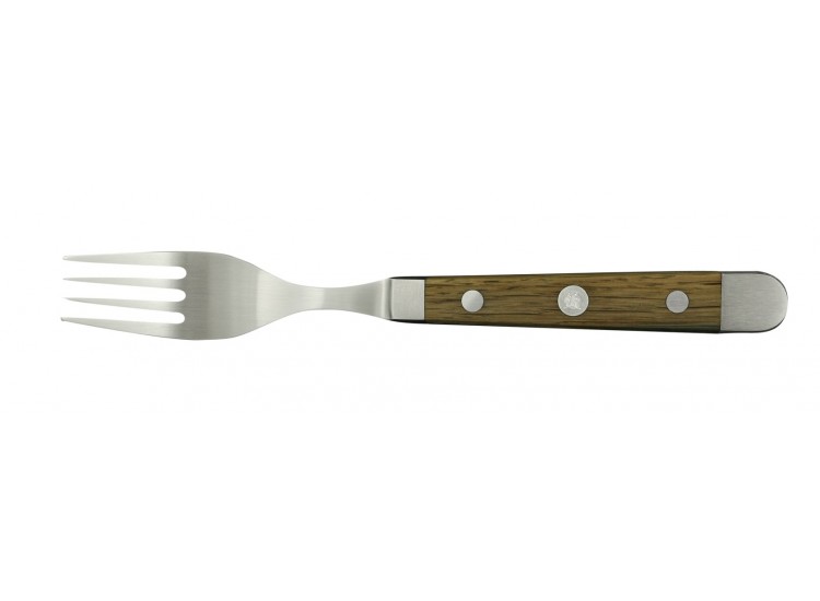 Fourchette de table G&uuml;de Alpha Ch&ecirc;ne 9cm en acier forg&eacute;e