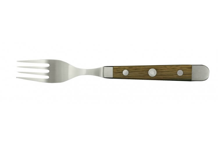 Fourchette de table Güde Alpha Chêne 9cm en acier forgée