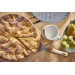 Moule à tarte cannelé inox fond amovible De Buyer et feuille cuisson