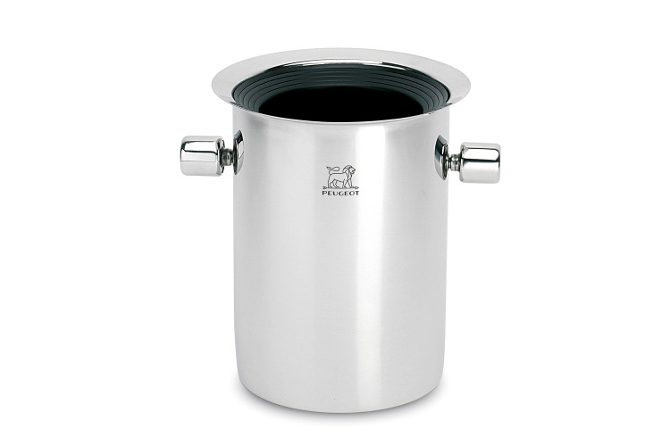 Seau &agrave; champagne &eacute;quilibreur thermique Peugeot en inox 19cm