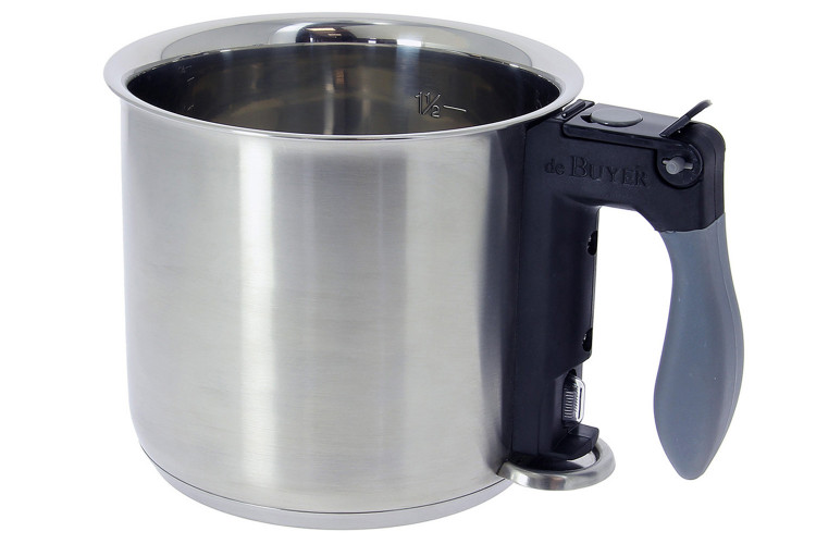 Cuiseur bain-marie De Buyer double-paroi en inox 1,5L