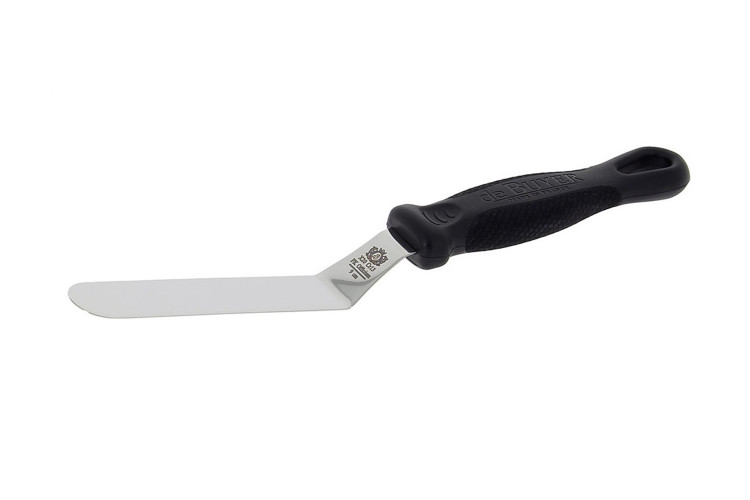 Mini spatule coud&eacute;e inox De Buyer FKOfficium lame arrondie