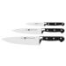 Coffret 3 couteaux Zwilling Professionnals S forgés Office + Trancheur + Chef 