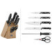 Bloc couteaux bambou 7 pièces Zwilling Professionnal S lames forgées