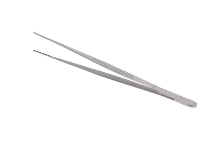 Pince de pr&eacute;sentation De Buyer droite en inox