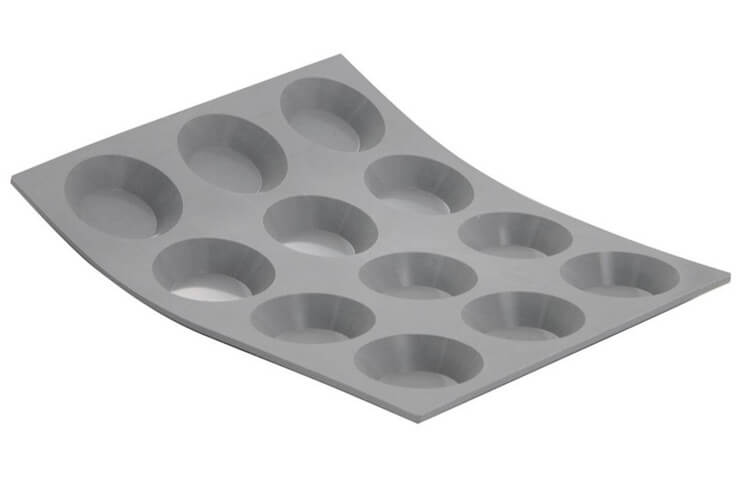 Moule De Buyer Elastomoule pour mini tartelettes rondes
