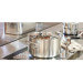 Set de 3 casseroles Mauviel M'Urban3 en inox 16, 18 et 20cm avec poignée fixe
