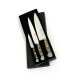 Coffret Güde 3 couteaux forgés Alpha Chêne