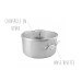 Cocotte Mauviel M'Urban3 en inox avec couvercle en verre