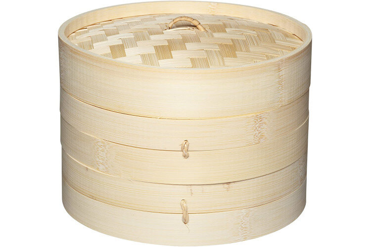 Cuiseur vapeur bambou Kitchen Craft 2 niveaux