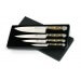 Coffret 4 couteaux forgés Güde  Alpha Chêne