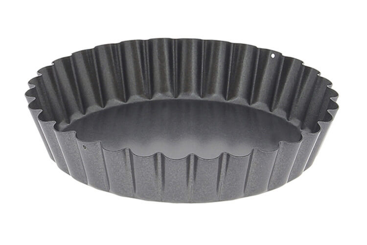 Moule à tartelette De Buyer cannelé fond fixe
