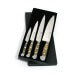 Coffret 4 couteaux forgés Güde  Alpha Chêne
