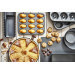 Plaque 12 tartelettes rondes De Buyer en acier anti-adhésif