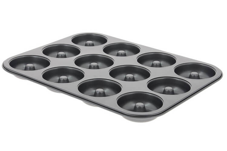 Plaque 12 mini savarins De Buyer en acier anti-adhésif