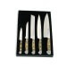 Coffret 5 couteaux forgés Güde Alpha Chêne 