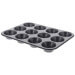 Plaque 12 muffins De Buyer en acier anti-adhésif