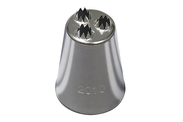 Douille à nid 3 trous cannelés De Buyer inox 31mm
