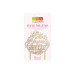 Cake topper "Joyeux Anniversaire" Scrapcooking en bois