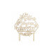 Cake topper "Joyeux Anniversaire" Scrapcooking en bois
